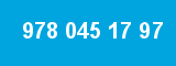 978 045 17 97 978 045 17 97